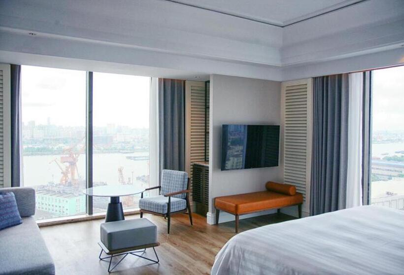 Quarto Deluxe Cama King, Sheraton Shanghai Pudong Riverside