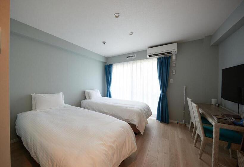 Habitación Estándar 2 Camas Matrimonio, Tenpoint Hotel Okou