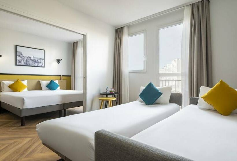 Апартаменты 1 Спальня с Балконом, Aparthotel Adagio Paris Montrouge