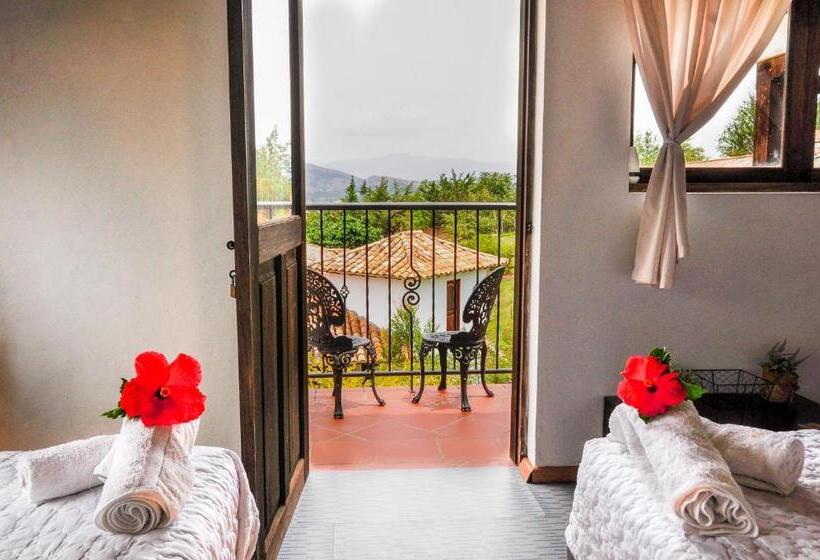 Quarto Deluxe com Sacada, El Mirador Villa De Leyva