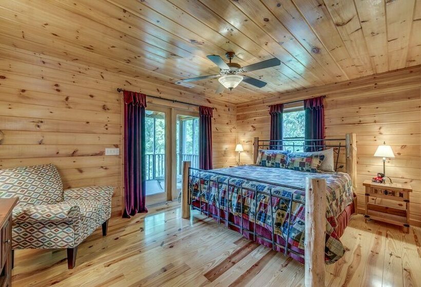오두막, Treetops Mtn View Cabin Near Ocoee River