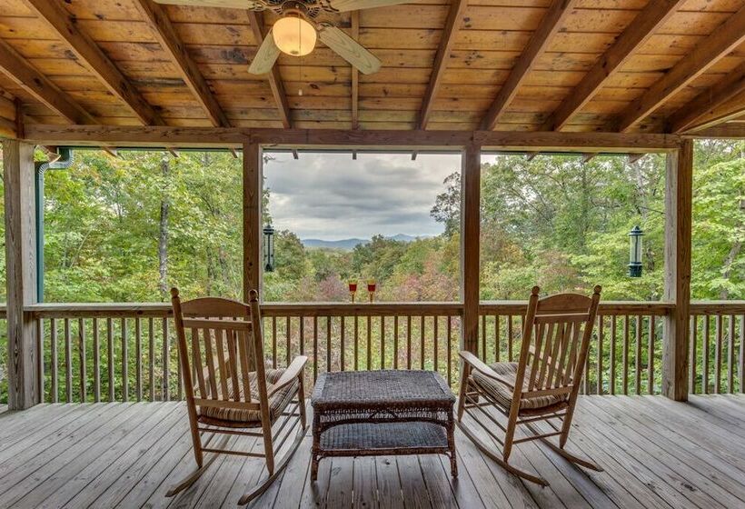 오두막, Treetops Mtn View Cabin Near Ocoee River
