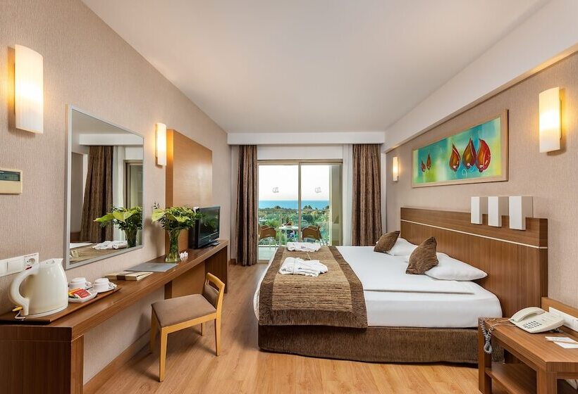 带海景的标准房, Sunis Kumköy Beach Resort Hotel & Spa