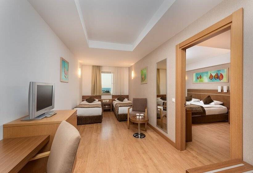 家庭海景房, Sunis Kumköy Beach Resort Hotel & Spa