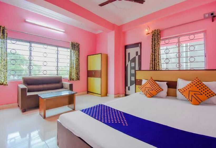 琮城市景观的豪华间, Goroomgo Barsha Resort Digha