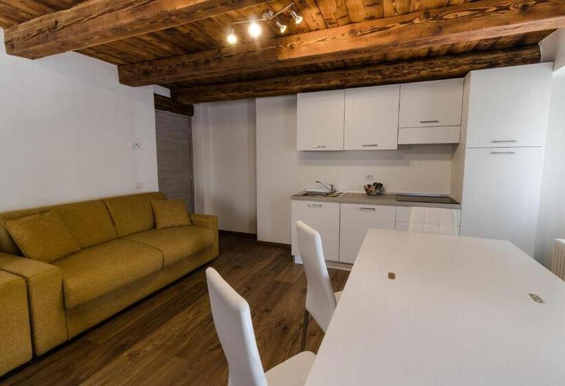 Апартаменты 1 Спальня с Балконом, Residence Il Muretto