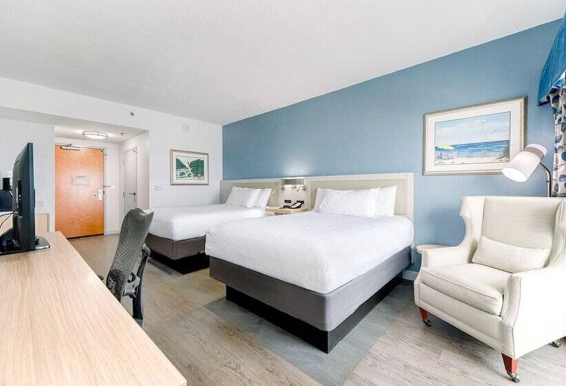 Номер Стандарт Двуспальная Кровать Боковой Вид на Море, Hilton Garden Inn Outer Banks/kitty Hawk