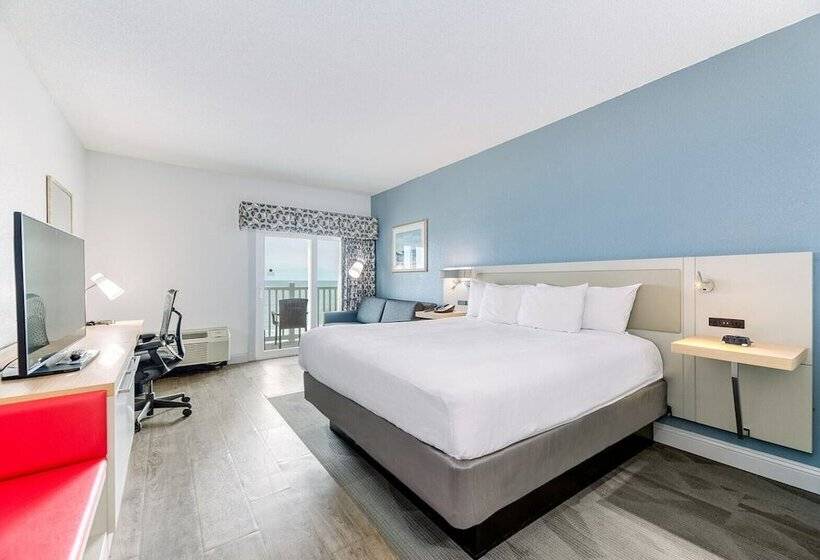 חדר סטנדרט מיטה זוגית נוף לים, Hilton Garden Inn Outer Banks/kitty Hawk