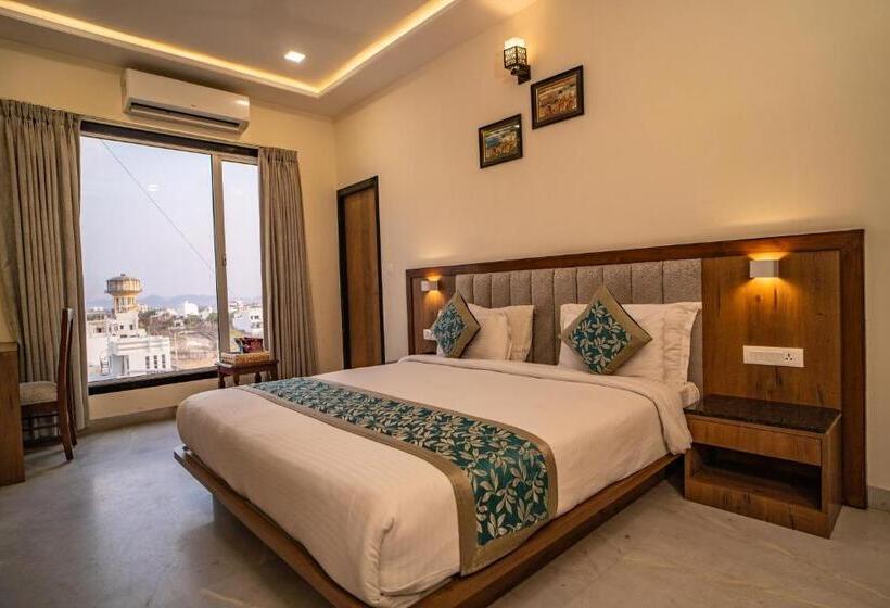 Quarto Deluxe Cama King, Rabbit Ratnam  By Udaipur Hotels