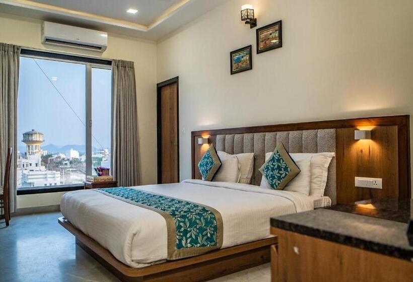 Quarto Deluxe Cama King, Rabbit Ratnam  By Udaipur Hotels