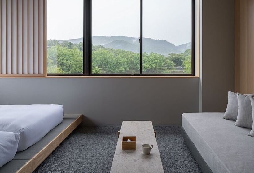 اتاق سوپریور با چشم‌انداز کوهستان, Miroku Nara By The Share Hotels