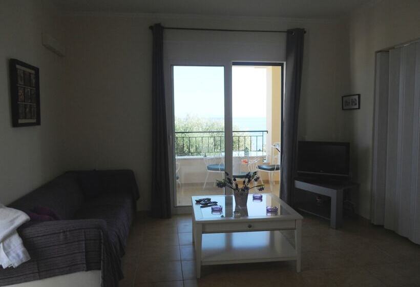 Апартаменты 2 Спальни Вид на Море, Barbati Beach Apartments