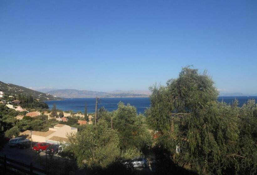 Апартаменты 2 Спальни Вид на Море, Barbati Beach Apartments