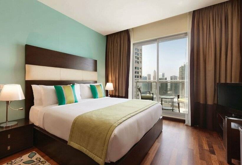 Апартаменты 1 Спальня с Видом, Ramada By Wyndham Downtown Dubai
