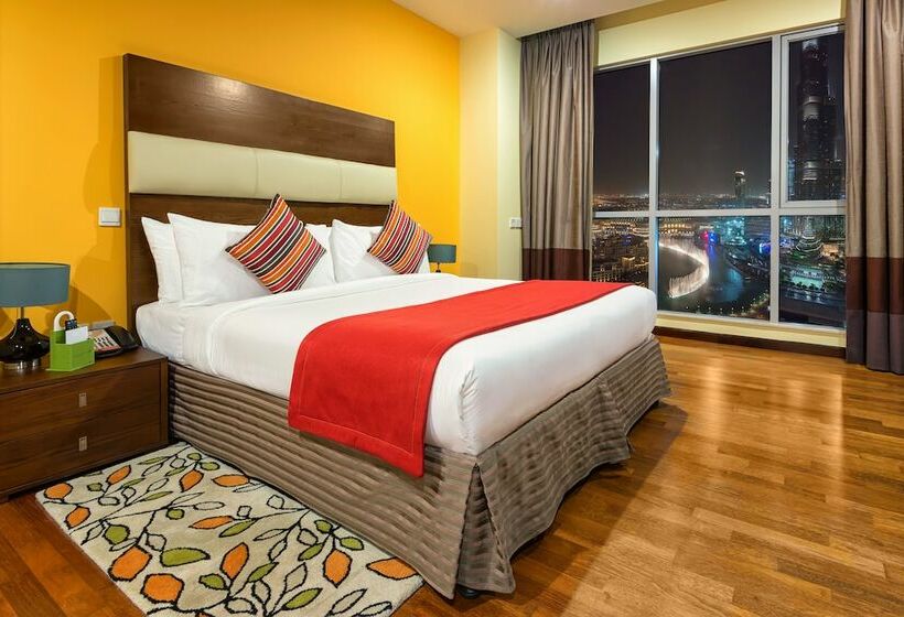 Апартаменты 1 Спальня с Видом, Ramada By Wyndham Downtown Dubai