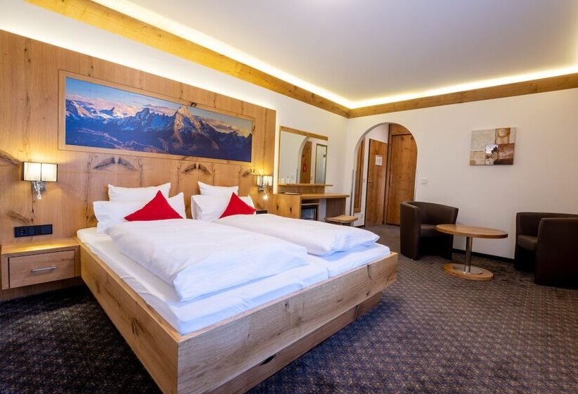 غرفة سوبيريور مزودة بشرفة, Alpenhotel Denninglehen