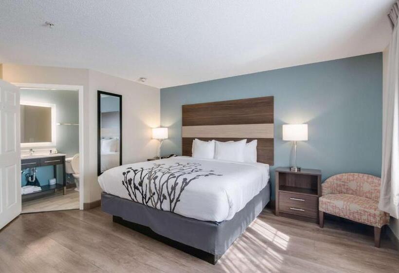 キングサイズベッドのスイートルーム, Sleep Inn & Suites Columbus Next To Fort Moore