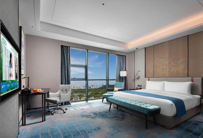 Номер Deluxe Кровать Кинг Вид на Город, Wyndham Changzhou Liyang