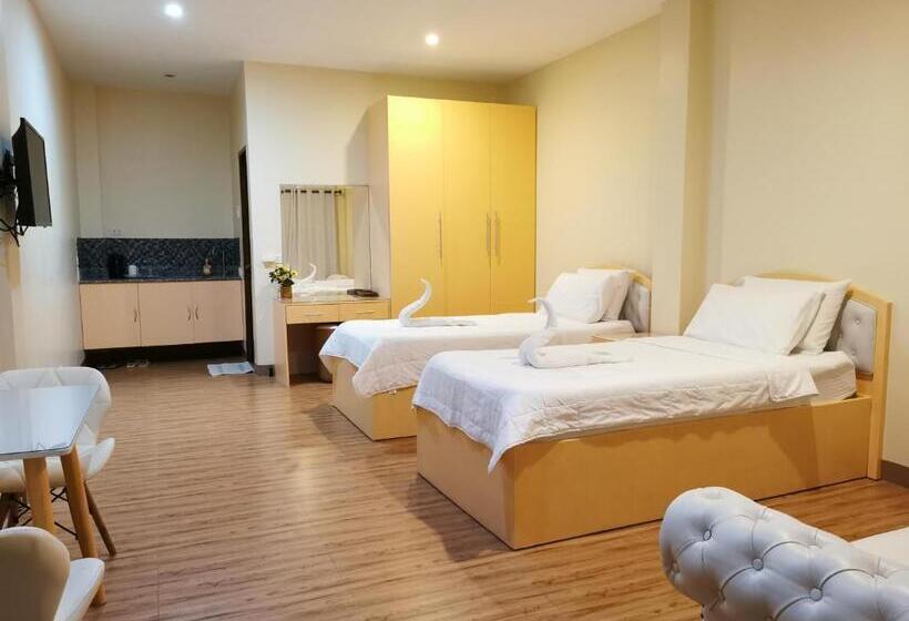 Апартаменты 1 Спальня Нижний Этаж, Acrige Apartelle 2pax Twin @ Heart Of Bogo City