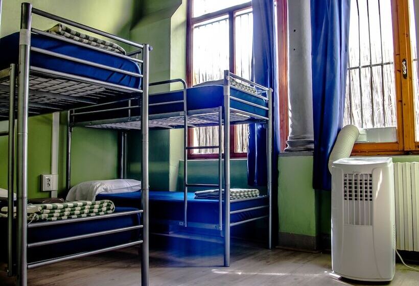 共用房间的床, Hostel Santa Monaca