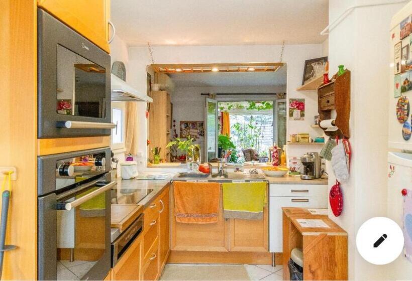 اتاق استاندارد با چشم‌انداز باغ, 2 Chambres B&b Près De L Aéroport Et Du Meett