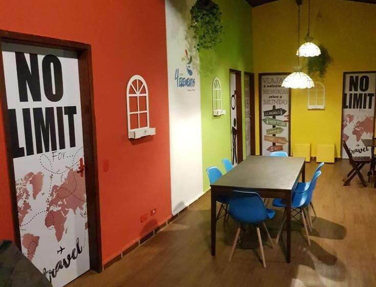 샬레, Hostel 4 Elementos   200 Metros Da Praia De Pernambuco E Do Mar Casado