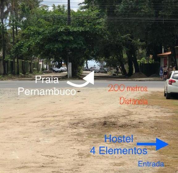 샬레, Hostel 4 Elementos   200 Metros Da Praia De Pernambuco E Do Mar Casado