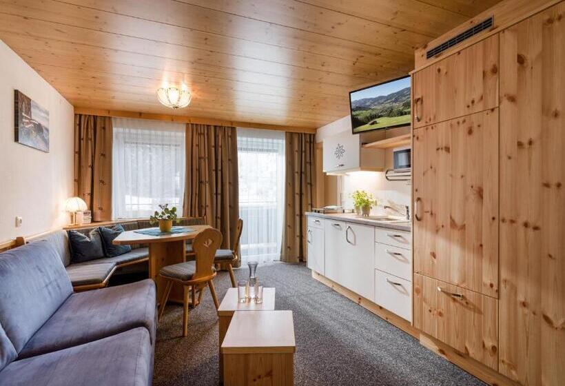 آپارتمان 1 خوابه با چشم‌انداز باغ, Gästehaus Roland