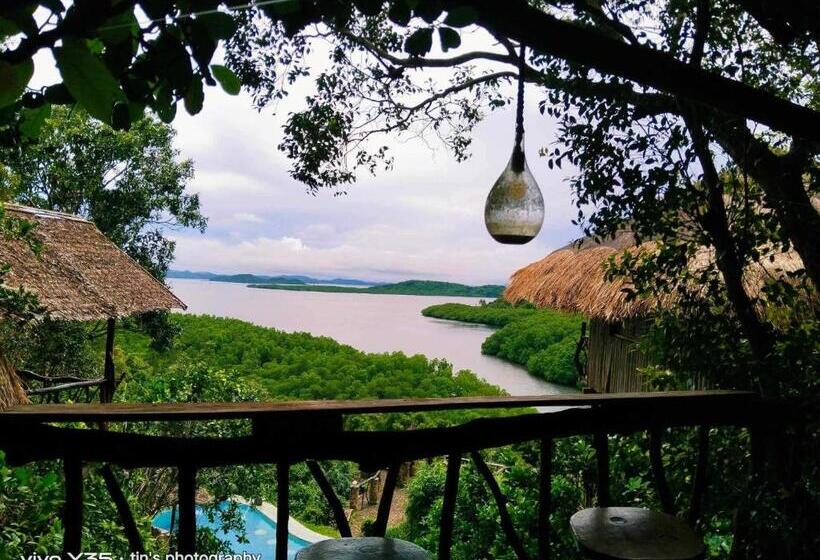 اتاق استاندارد با چشم‌انداز دریا, Sanctuaria Treehouses Busuanga