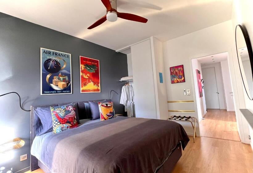 آپارتمان 1 خوابه با تراس, Chambre D Hôtes Sur île De Nantes