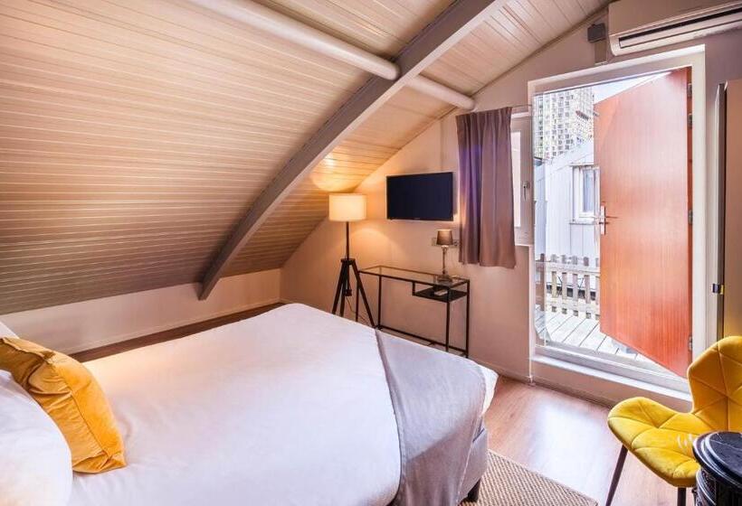 اتاق استاندارد با تراس, H2otel Rotterdam