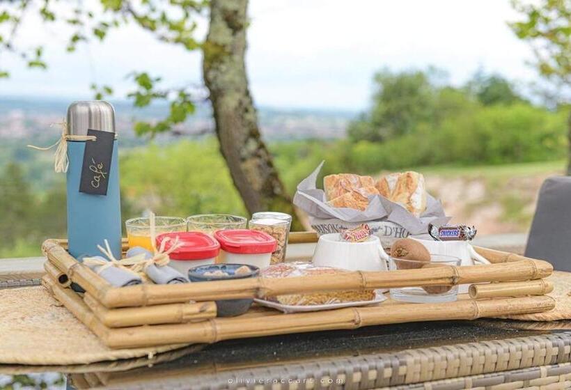 Люкс Вид на Город, Chambres D Hôtes La Mascrabiere Bed & Spa