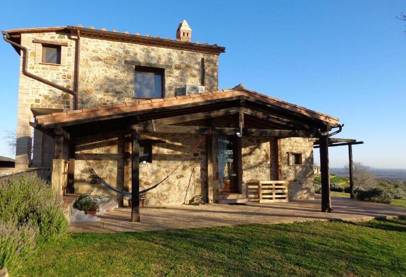 בית, חדר שינה 1, Agriturismo Poggio Monte Saturnia