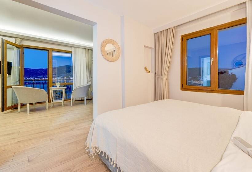 اتاق استاندارد با چشم‌انداز دریا, Hanedan Otel