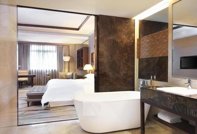 اتاق دلوکس با تخت کینگ و چشم‌انداز شهر, Sheraton Xi An North City