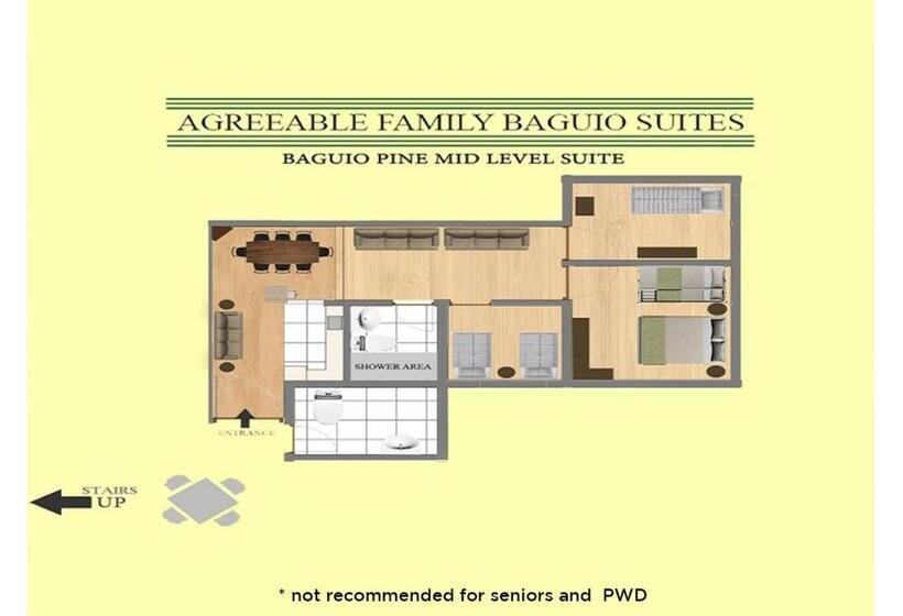 3 Bedroom Suite, Agreeable Family Baguio Suites