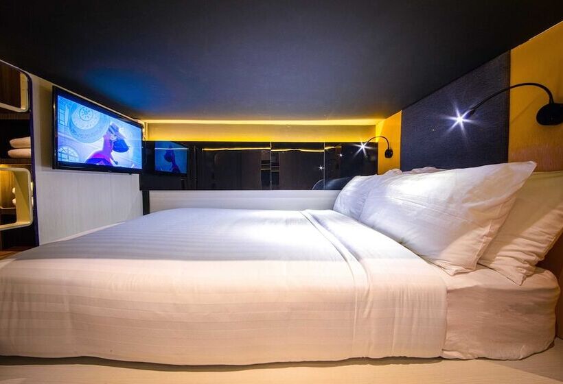 اتاق لوکس, Cube Family Boutique Capsule Hotel At Chinatown