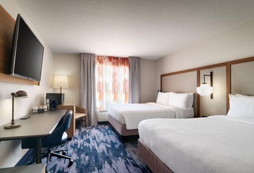 ２ダブルベッドのスタンダードルーム, Fairfield Inn & Suites By Marriott Yakima