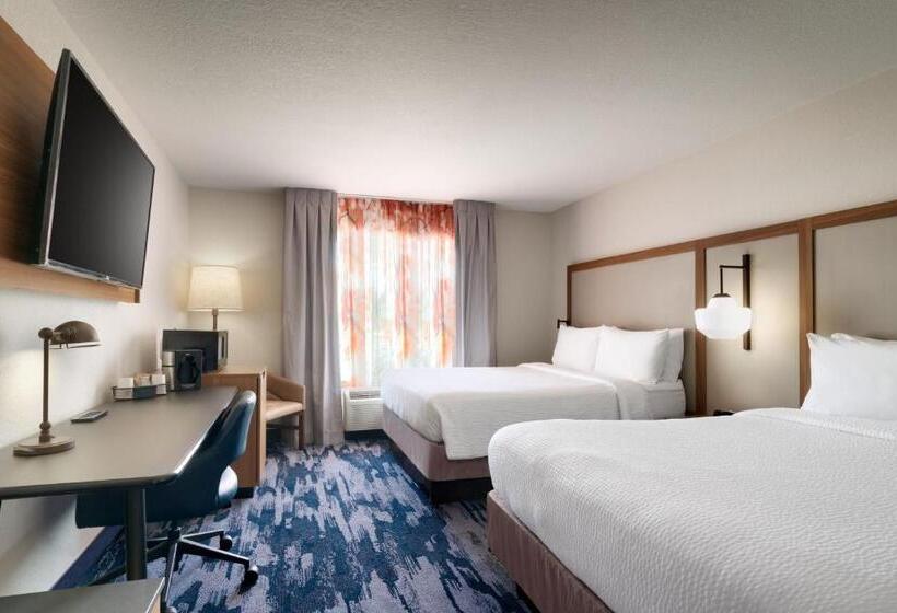 ２ダブルベッドのスタンダードルーム, Fairfield Inn & Suites By Marriott Yakima