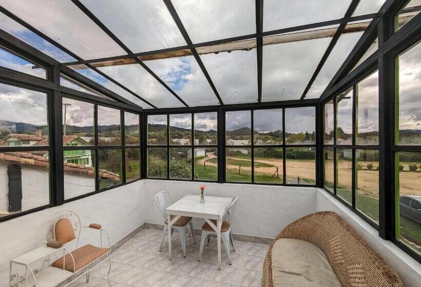 Habitación Estándar con Terraza, Posada Cafe La Huerta