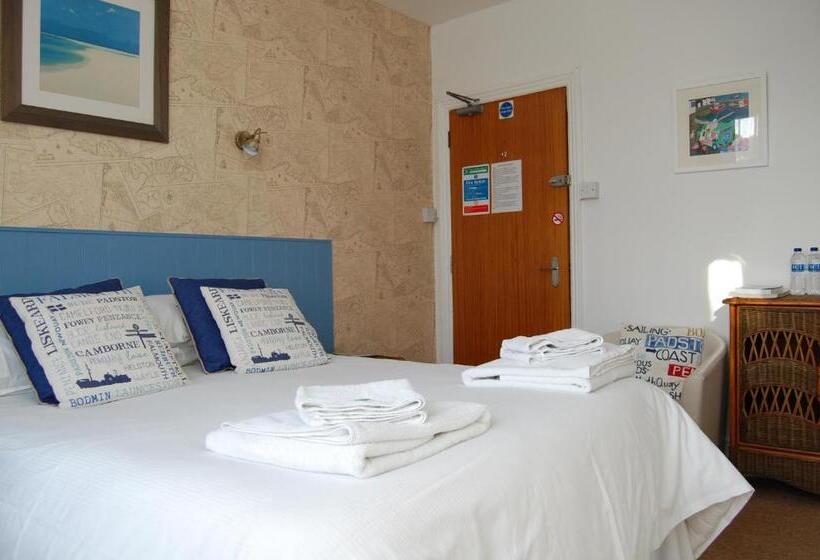 اتاق اساندارد با چشم‌انداز جانبی به دریا, Tregenna Guest House