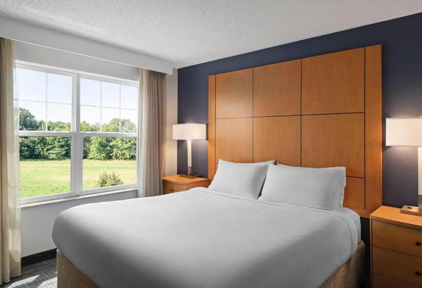 스탠다드 스튜디오 퀸 침대, Residence Inn Mt. Laurel At Bishop's Gate
