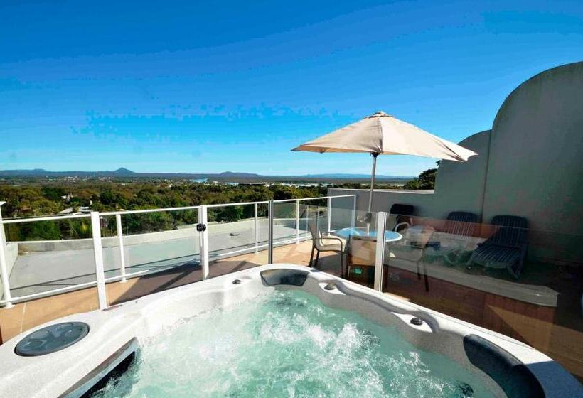 1침실 펜트하우스 아파트, Noosa Hill Resort