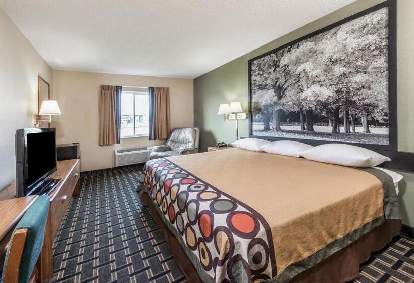 キングサイズベッドのスタンダードルーム, Super 8 By Wyndham Greenville
