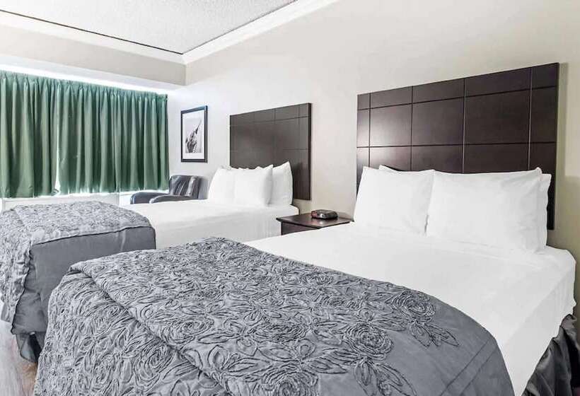 ２ダブルベッドのスタンダードルーム, Travelodge By Wyndham Troisrivieres