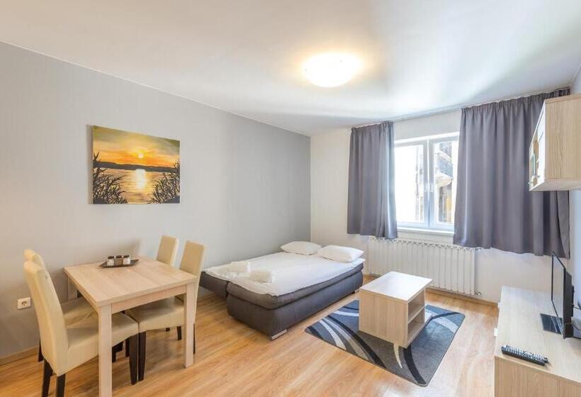 Апартаменты 1 Спальня, Corvin Plaza Apartments & Suites