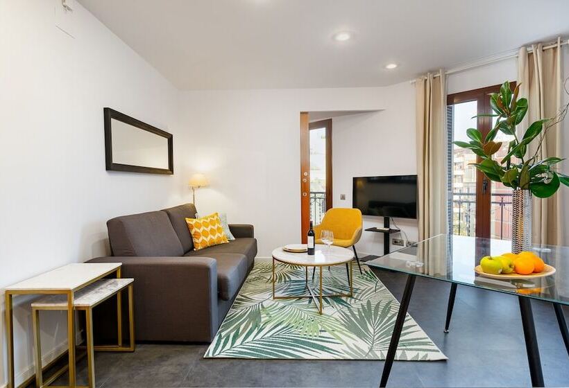 آپارتمان 1 خوابه با بالکن, Lodging Apartments City Center Eixample