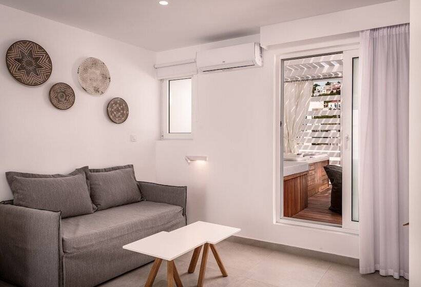 小型套房带海景, Kantouni Beach Boutique