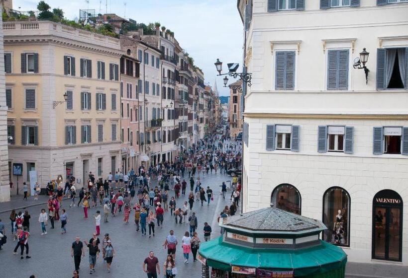 Camera Deluxe con Balcone, Scalinata Di Spagna