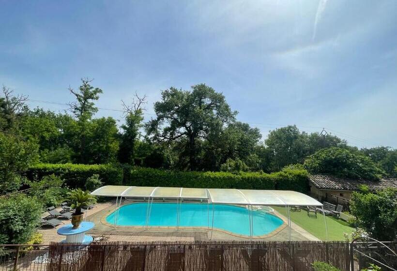 套房带泳池景, Domaine D En Rigou